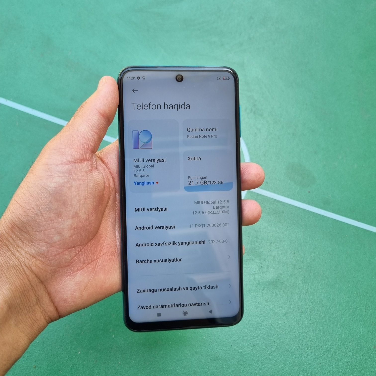 Redmi note 9pro sotiladi