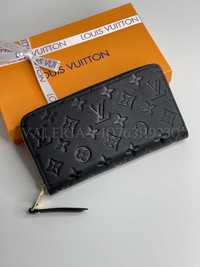 Portofel Louis Vuitton Empreinte Leather full piele - negru