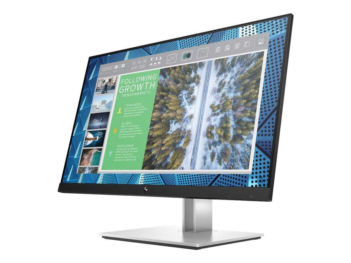 Монитор HP E24Q G4 – Нов с 12 месеца гаранция, QHD резолюция IPS панел