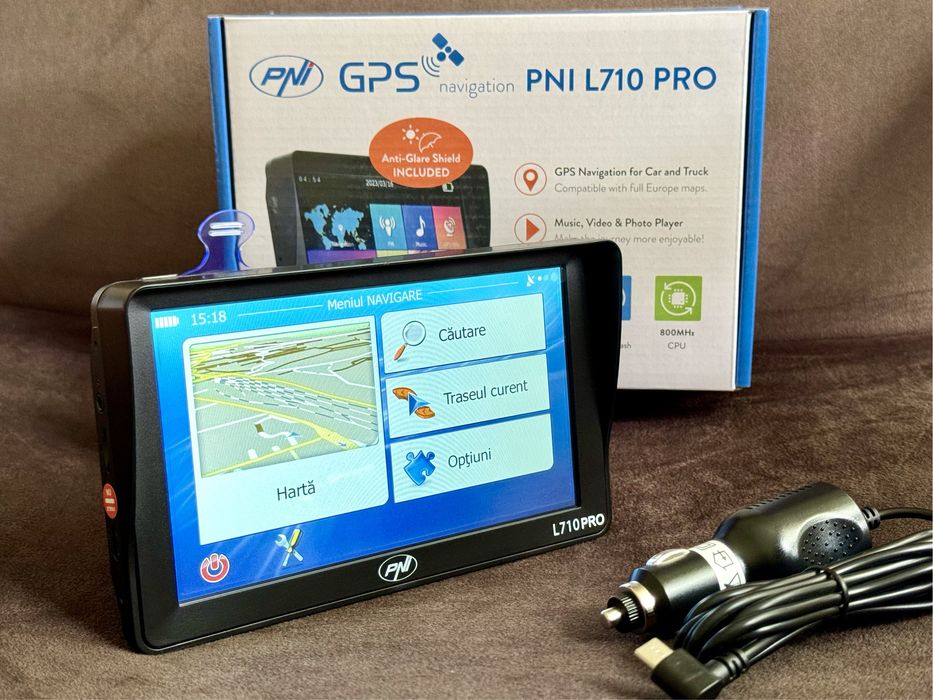 Navigatie GPS camion PNI L710 Pro USB-C ecran 7” cu harta Full EU 2025