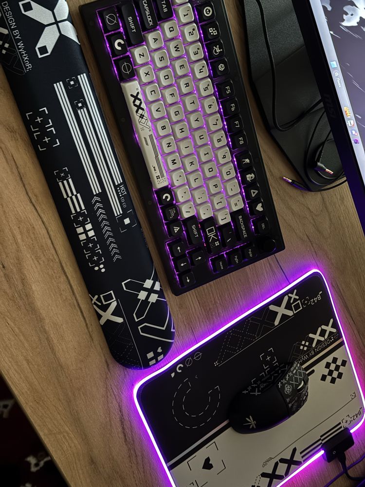 Игровые коврики для мыши с RGB подсветкой