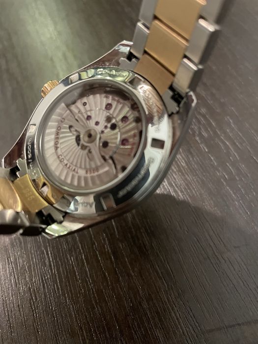 Omega aqua terra - стомана и розово злато 41мм