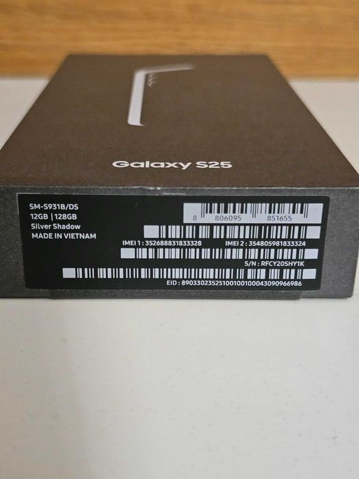 SAMSUNG S25 128GB / 12GB нов, неразпечатан
