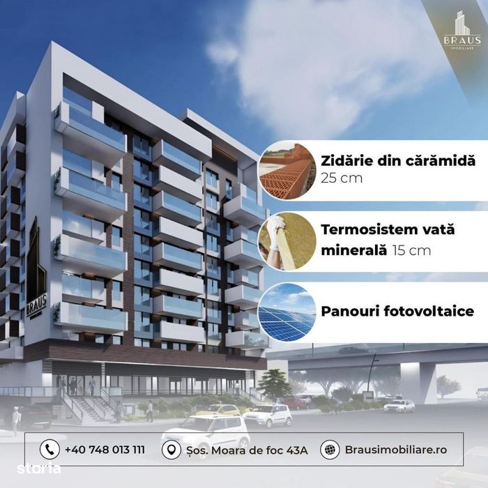Apartament 1 camera – experiența locuirii la nivel superior BRAUS!