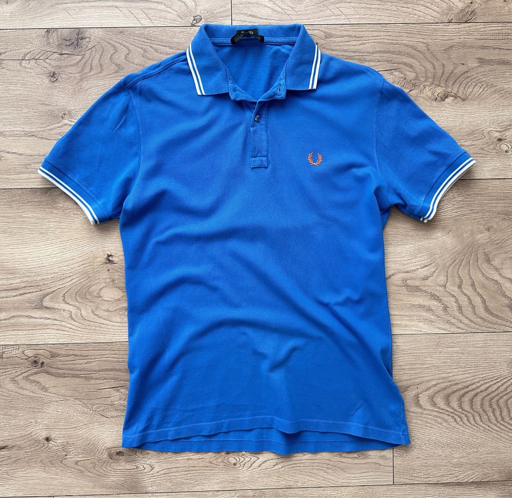 Tricou Polo FRED PERRY Maneca Scurta Albastru Barbati | Marime L