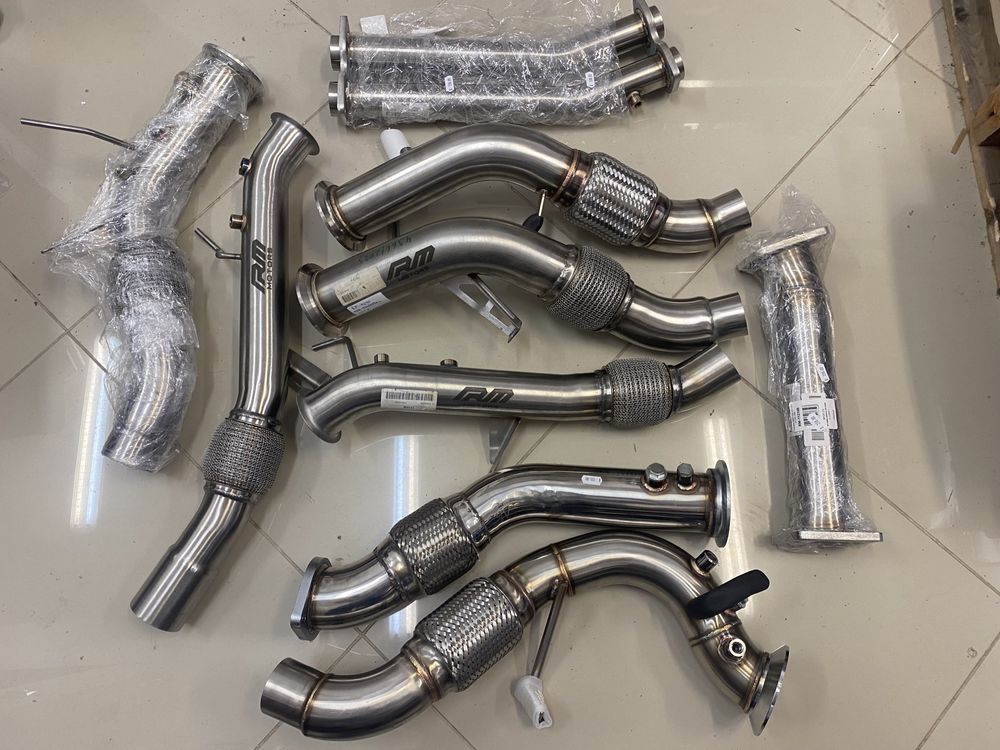 Downpipe Даунпайп BMW e60 e90 e46 e83 e81 различни модели RM motors TW