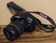 Canon EOS4000D cu obiectiv EF-S 18-55mm F/3.5-5.6 III Negru+trepied