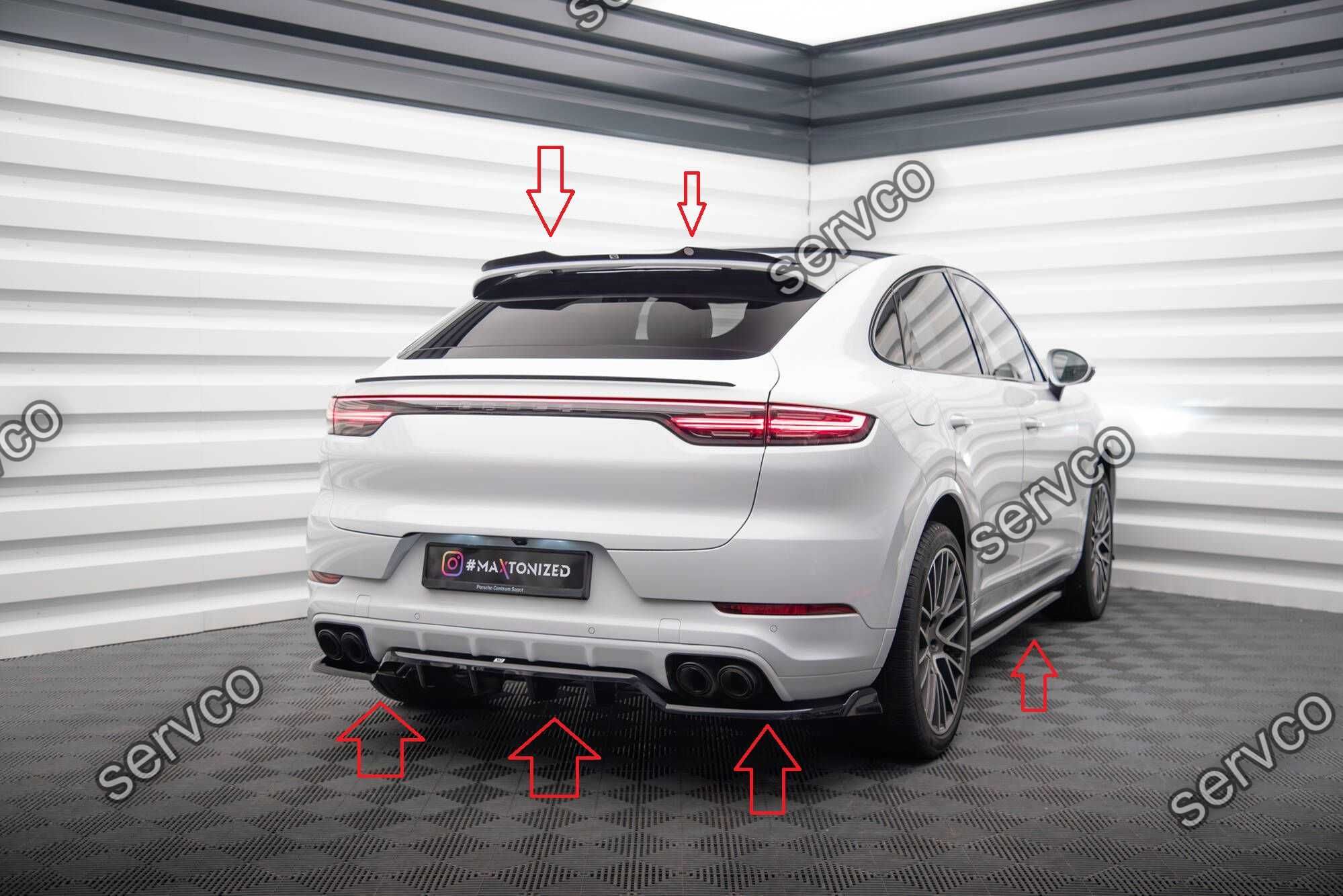 Pachet Bodykit Porsche Cayenne Coupe Mk3 2018-2023 v2 - Maxton Design