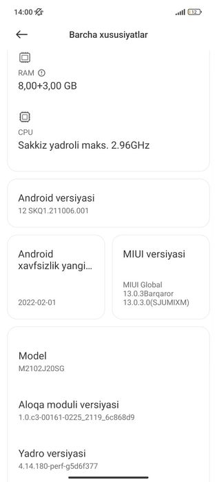 Poco X3 Pro Obmen qilinadi