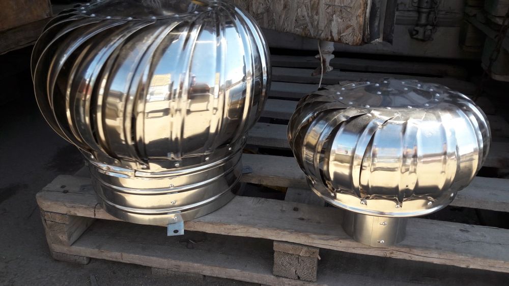 Турбодефлектор для вентиляции помещений.