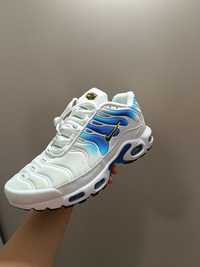 Nike air max TN blue spray paint swoosh