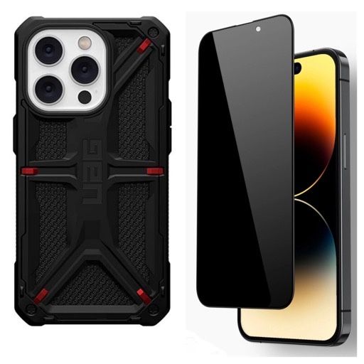 Husa WAG Safe Case Neagra + Folie Sticla - Iphone 13/14/PRO/MAX/PLUS