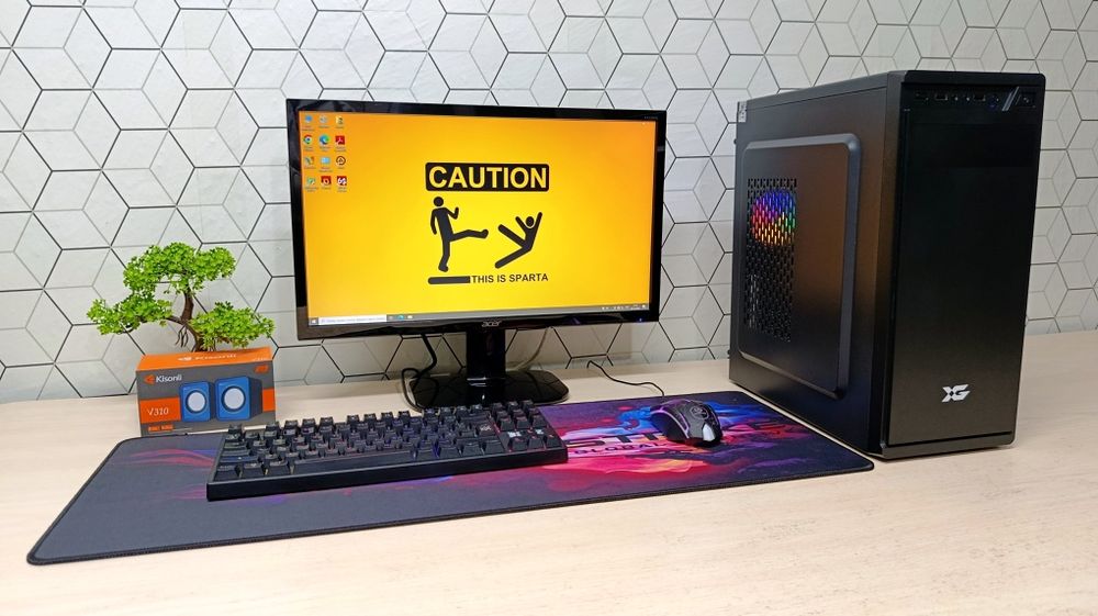 Игровой ПК | i3-9100 • GTX 1050 Ti • 16GB • SSD + HDD | Весь Комплект