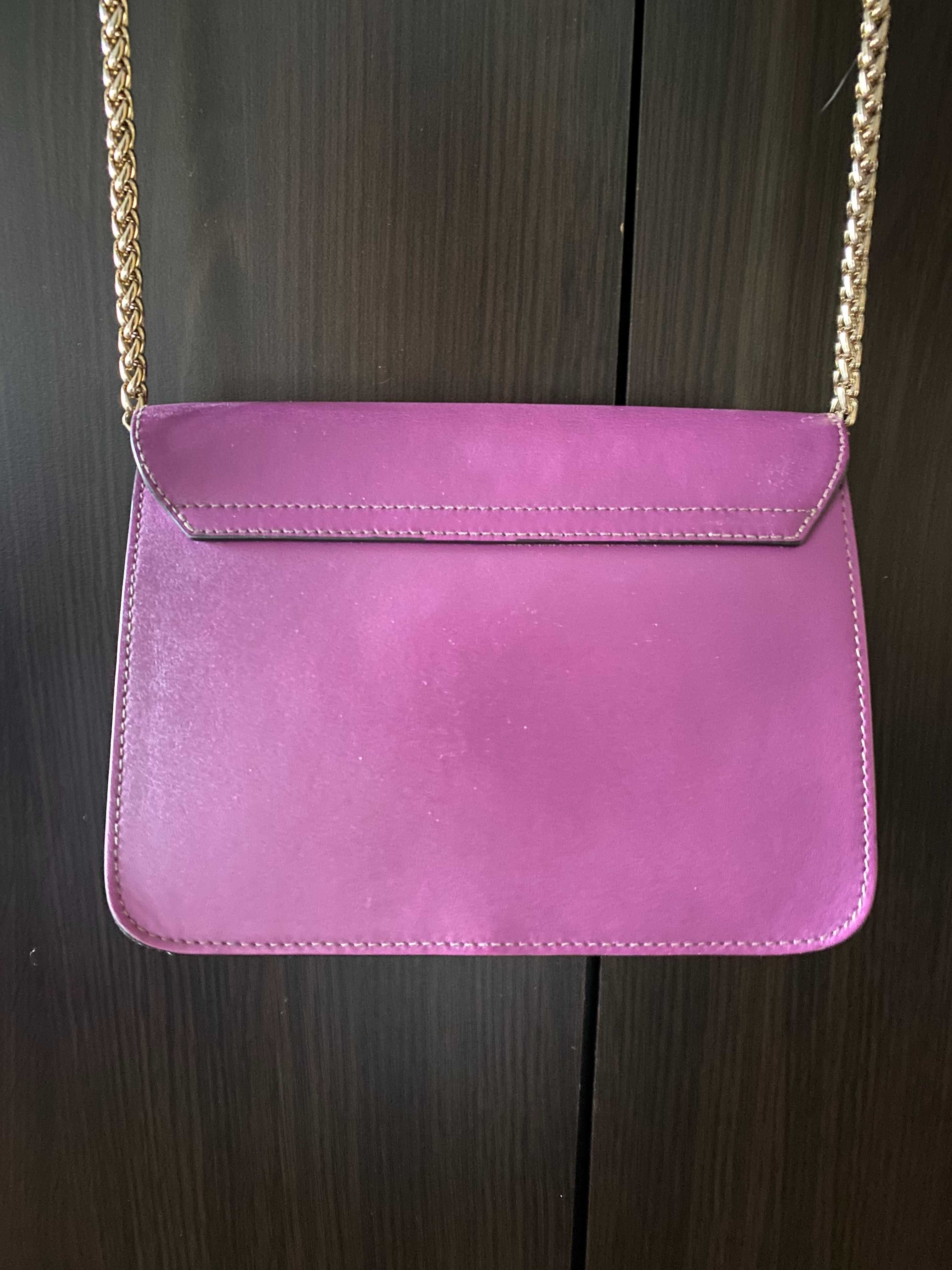 Geanta Furla Metropolis Originala, culoare mov orhidee