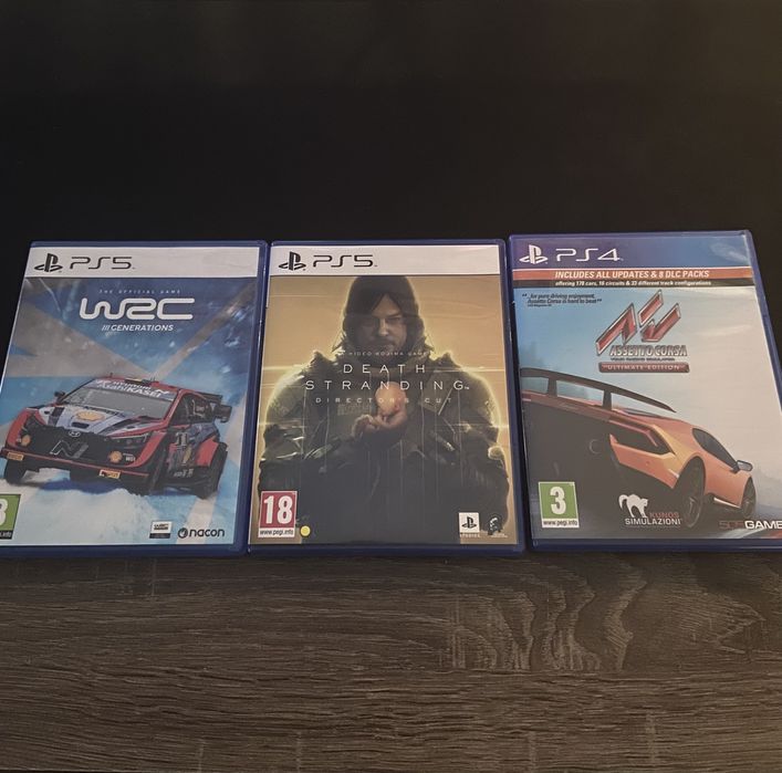 Death Stranding Director’s cut
Asseto Corsa Ultimate Edition
WRS