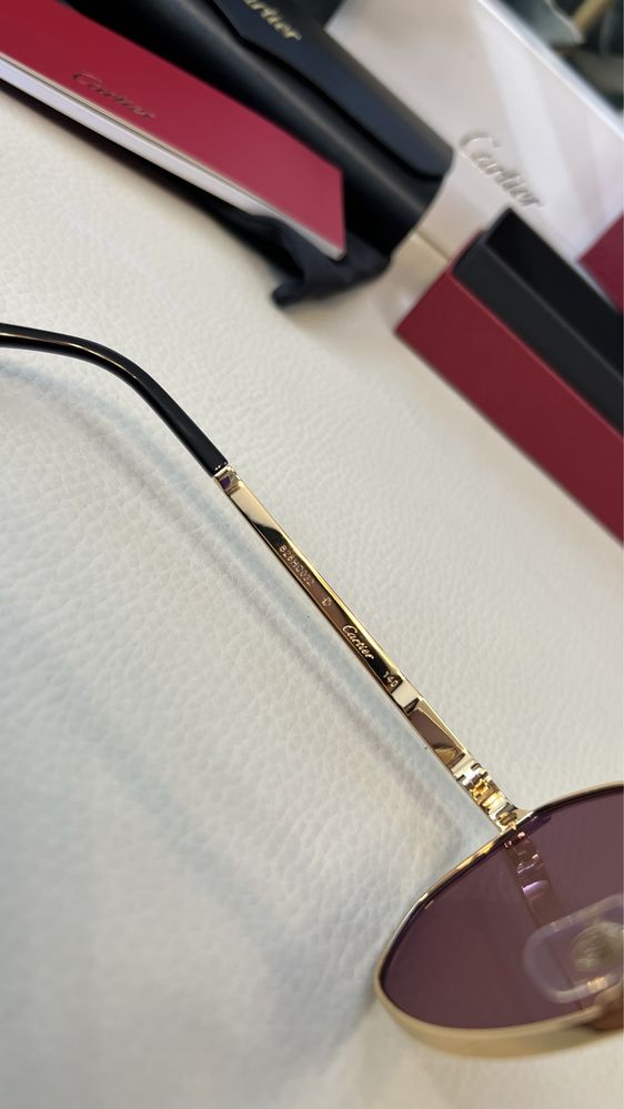 CARTIER CT0461S ochelari de soare noi gold