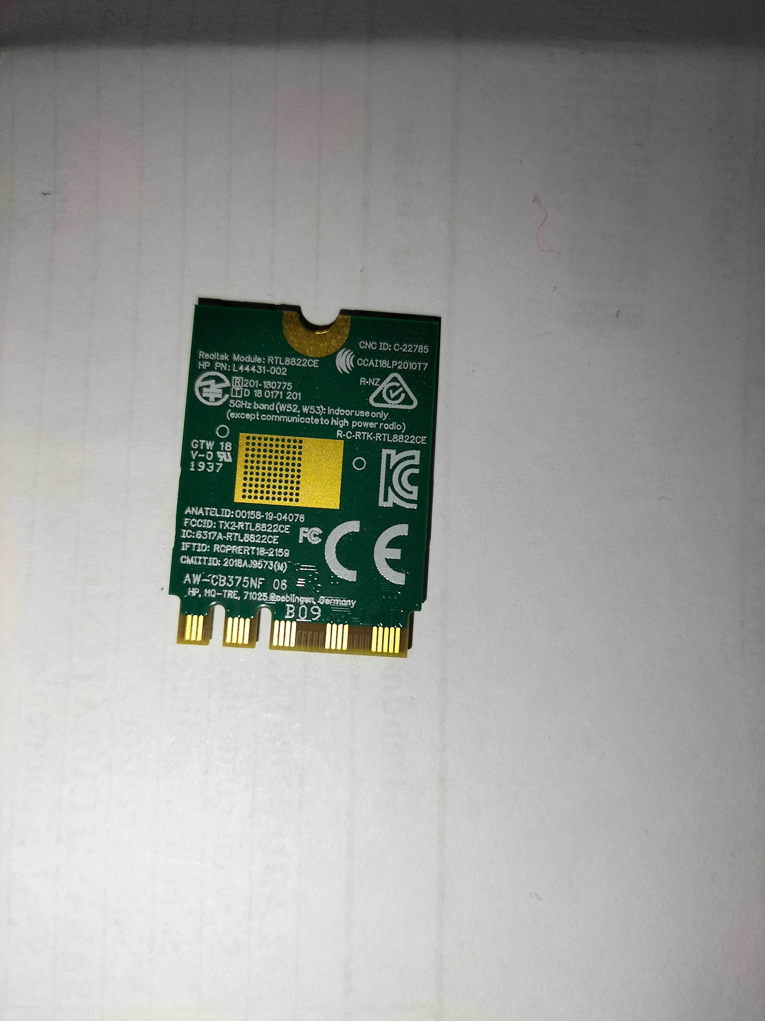 Placa Wi-Fi+Bluetooth Realtek RTL8822CE