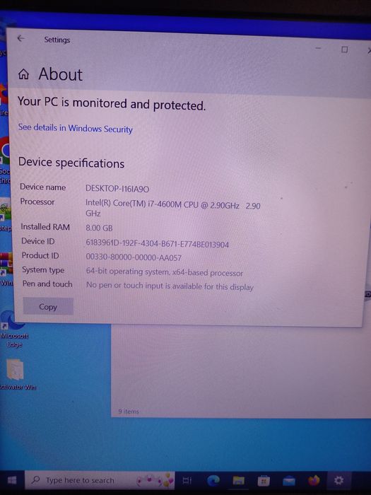 Laptop Dell,i7 gen 4 și 8 ram ,memorie 500gb,