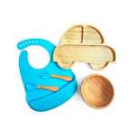 Set diversificare masinuta din bambus