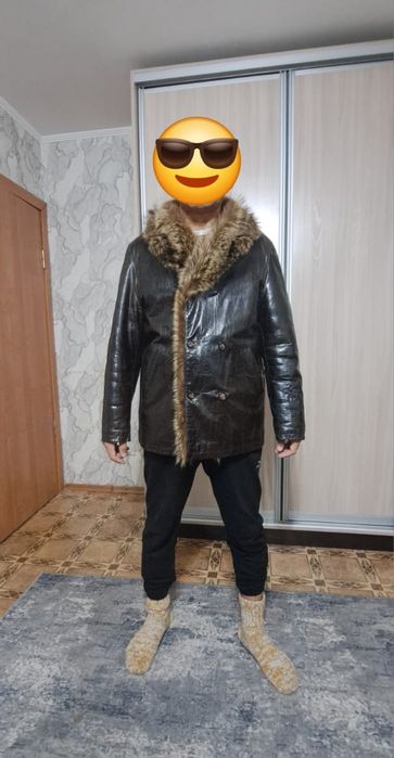 Дубленка мужская натуральная из крокодиловой кожи