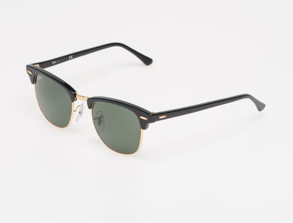 Ray-Ban Черни слънчеви очила Clubmaster 51-21-145