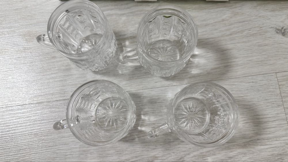 Кружка пивная 120г пресс-хрусталь СССР