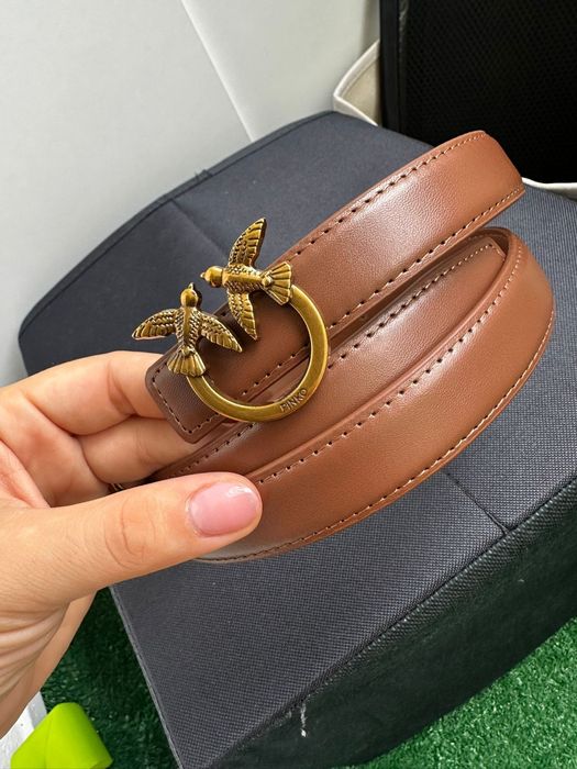 Curea din piele naturala Pinko