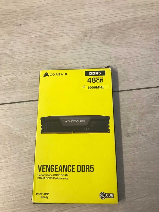 RAM DDR5 Corsair Vengeance 48GB (2×24GB) • 6000MHz • Intel XMP 3.0