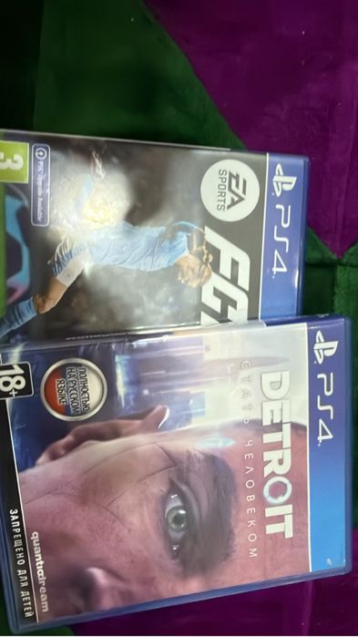 Продам диски(игры) на PlayStation 4 FC 24, Detroit