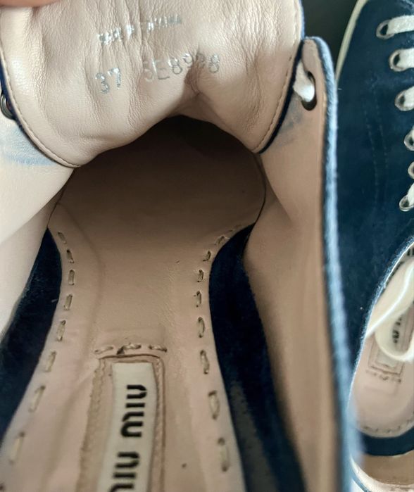 Обувки велур Miu Miu