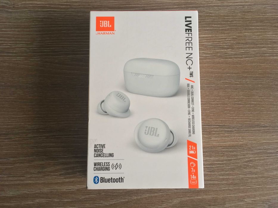 casti wireless JBL Live Free NC+ tws noi, garantie, bluetooth fara fir