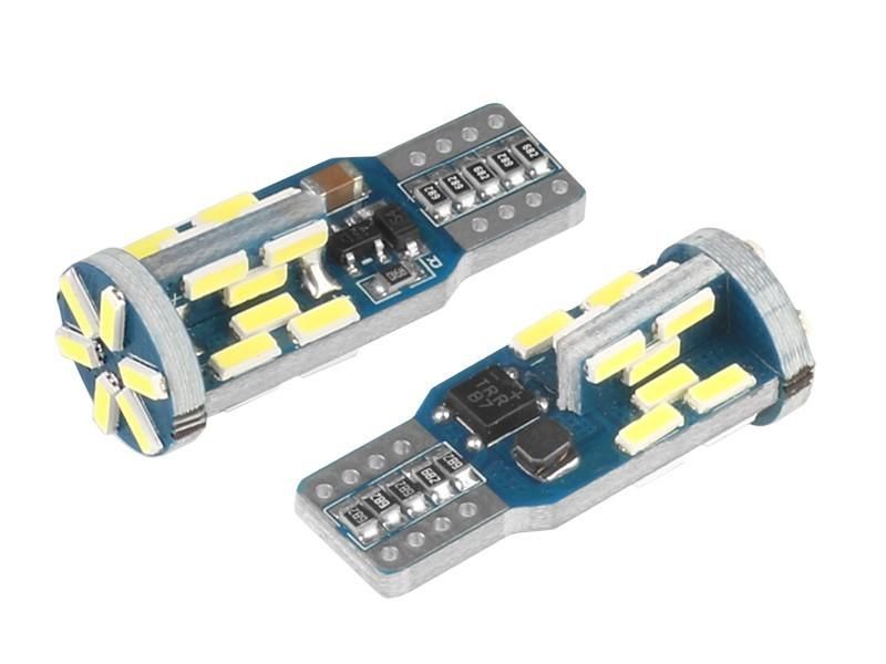 диод vision w5w (t10) крушка 12/24v 30x 4014 smd led, canbus, ...
