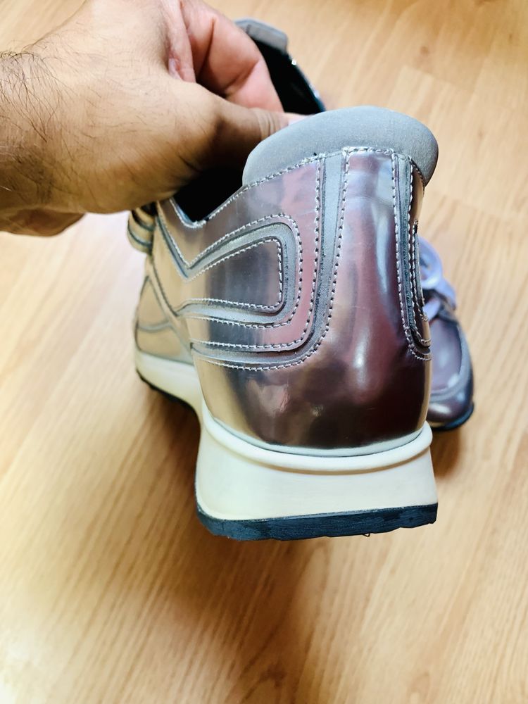 pantofi pierry hardy trainer silver ey15