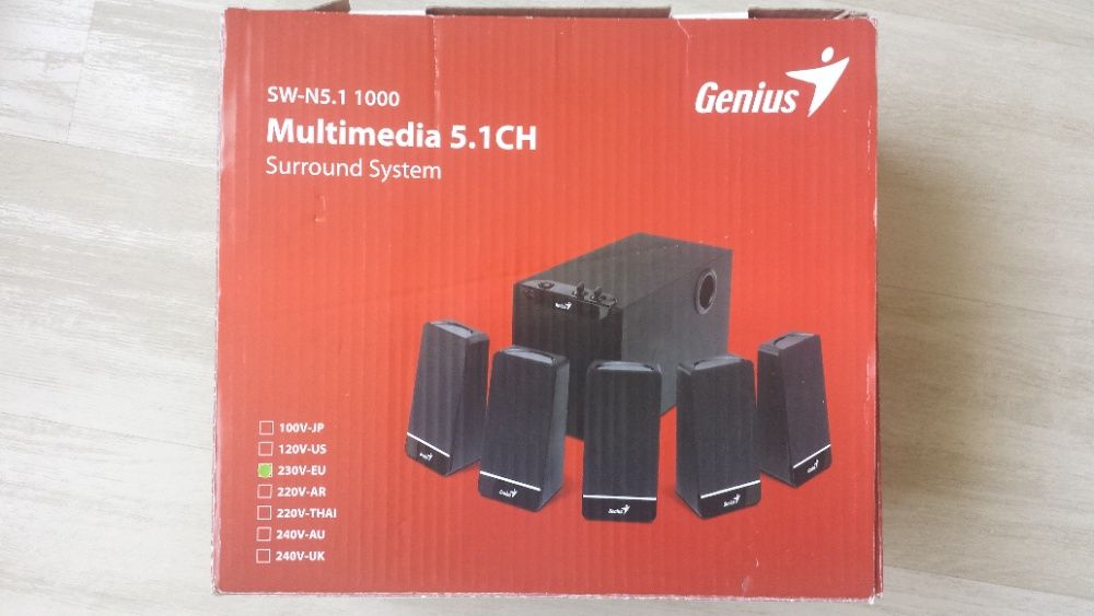 genius sw-n5.1 1000 Мултимедийни Тонколони