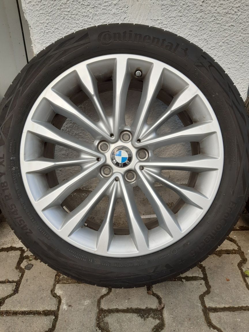 Jante originale/cauciucuri/BMW 18"  245/45/18  Eco continental 

Pentr