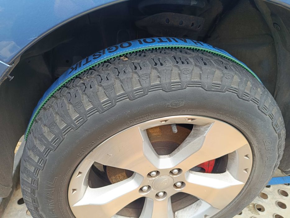 Set jante originale Subaru Forester 215 60 17 teren accidentat anvelop