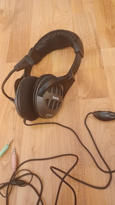 Căști Hama cu microfon si Panasonic