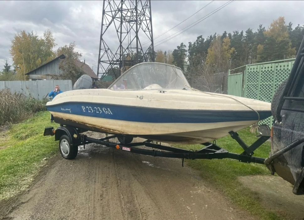 Продаётся катер с мотором Yamaha 40 4 тактный
