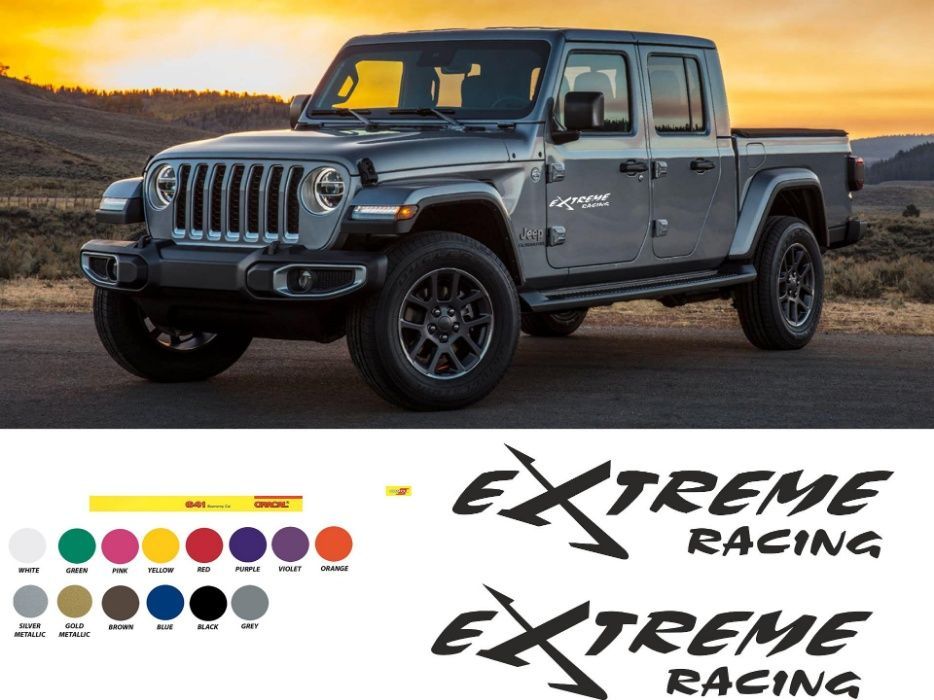 Extreme racing стикер за jeep nissan vitara suzuki pajero patrol