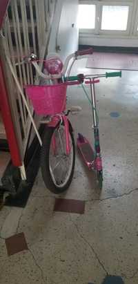 Bicicleta pentru fetita 9-10 ani,cadou o trotineta