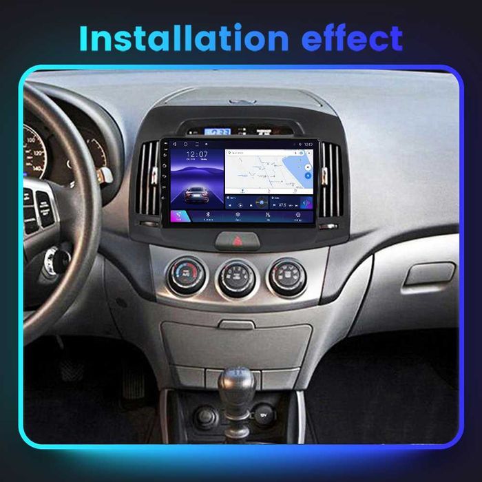 Navigatie Android 14 HYUNDAI ELANTRA 2006 1/8 Gb Waze CarPlay CAMERA