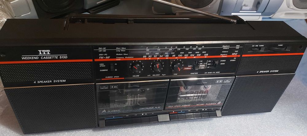ITT Weekend 513D двукасетъчен радиокасетофон