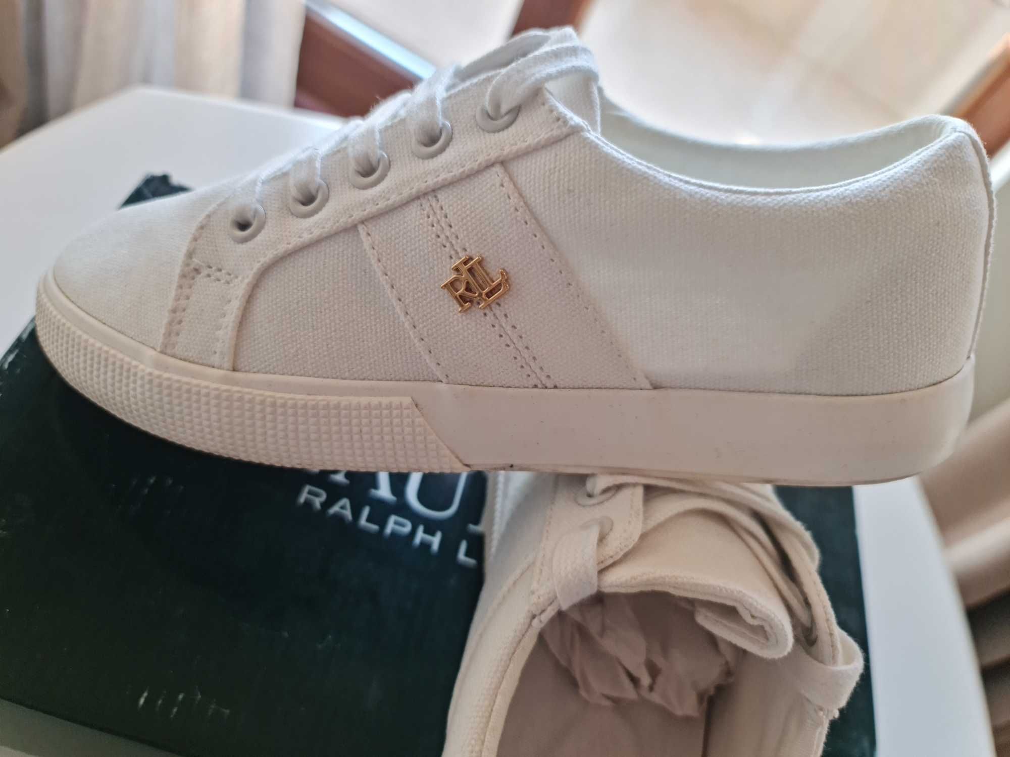 Ralph Lauren Бели гуменки 36 номер изполвано