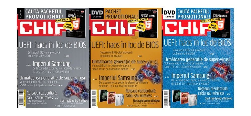 Vand numere din revista CHIP - pentru colectionari - stare foarte buna