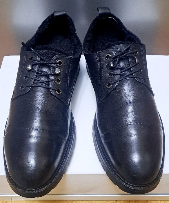 Полуботинки утеплённые Sasha Fabianl, кожа, размер 43-43,5