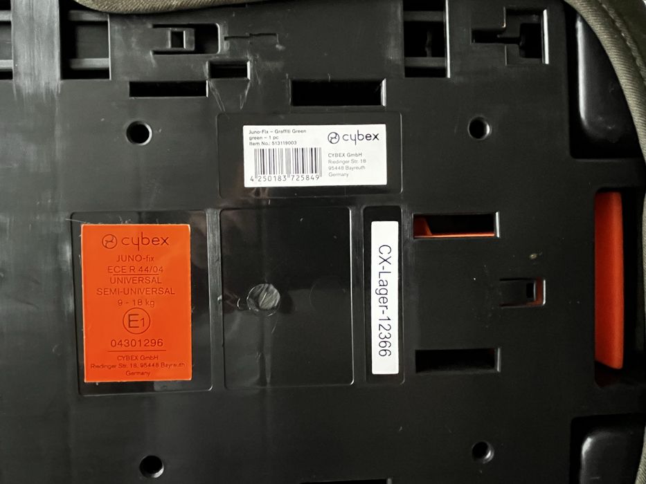 Детско столче за кола cybex juno fix