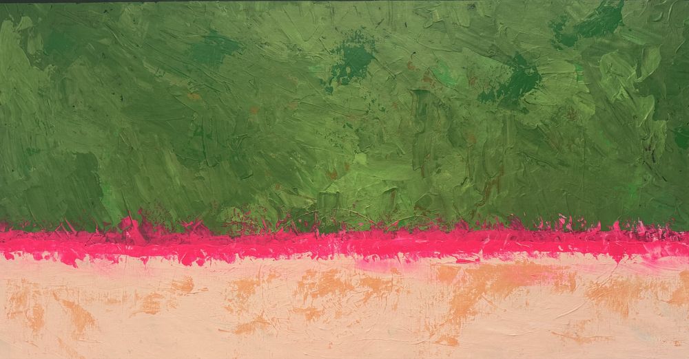 Tabou handmade abstract acrilic 50x94 cm