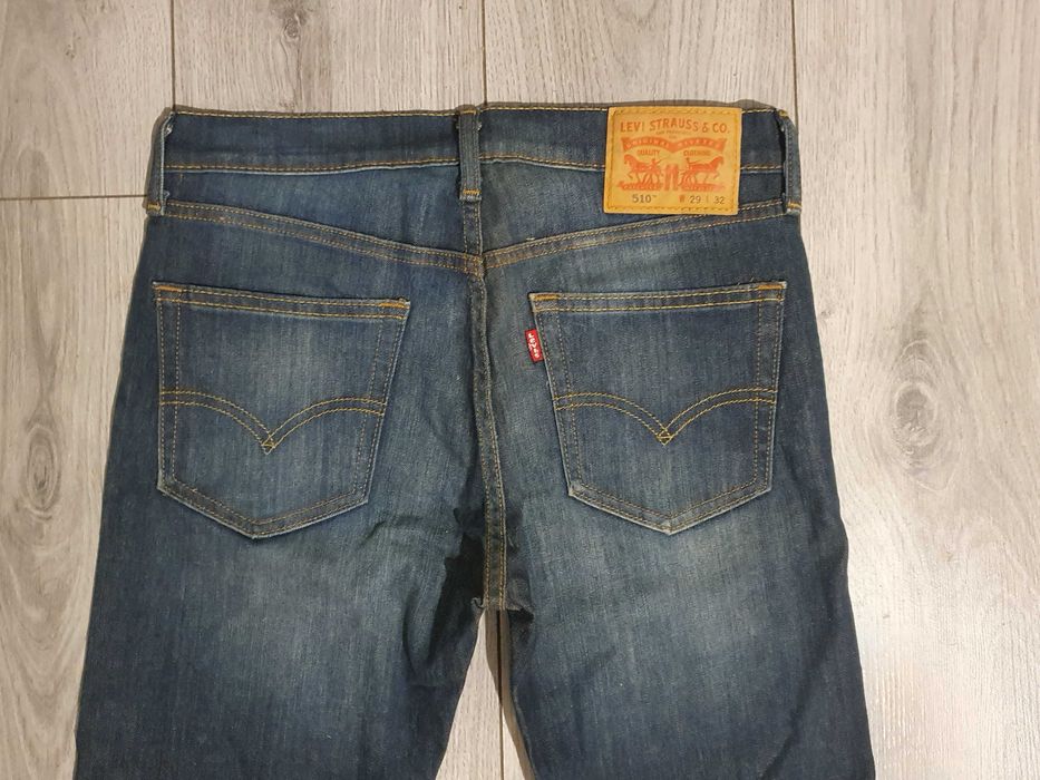 Blugi barbati LEVI'S 510 SKINNY "Midnight" - Marimea W29 L32