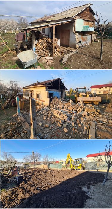 sapatura, piconat, fosa, fundatie, demolare, piscina, nisip, pietris