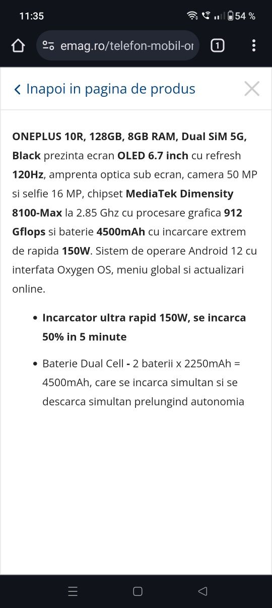 One plus 10r 128 5g